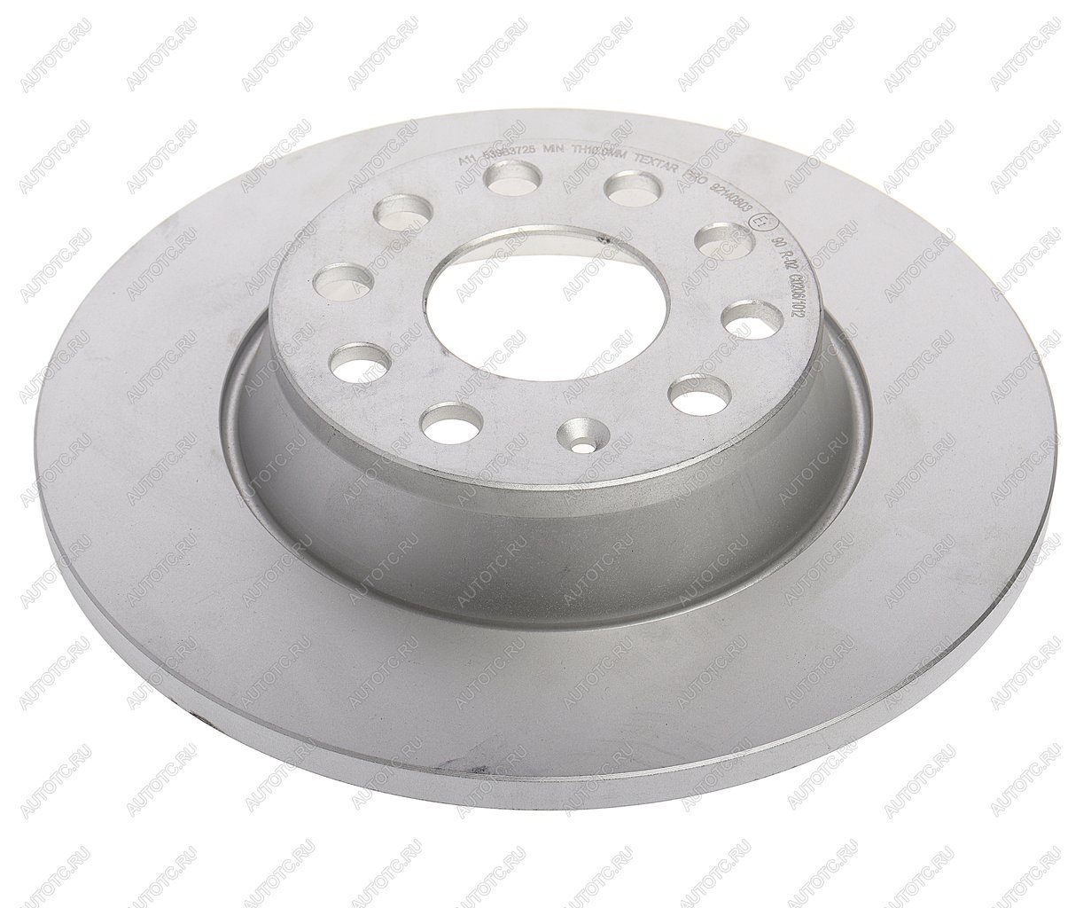 3 699 р. Диск тормозной VW Golf,Jetta,Tiguan AUDI A1,A3,TT задний (1шт.) TEXTAR TEXTAR 92140803 TEXTAR 92140803  с доставкой в г. Майкоп