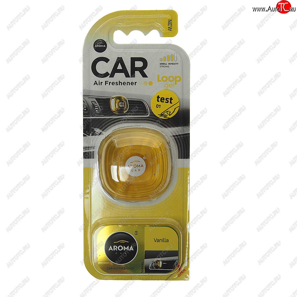 299 р. Ароматизатор на дефлектор гелевый (ваниль) Loop AROMA CAR AROMA CAR 92599  с доставкой в г. Майкоп