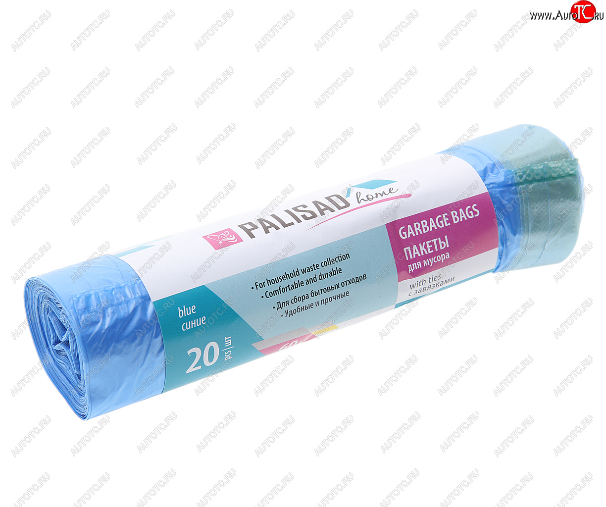 103 р. Мешок для мусора 60л 12мкм 20шт. PALISAD PALISAD 927205 PALISAD 927205  с доставкой в г. Майкоп