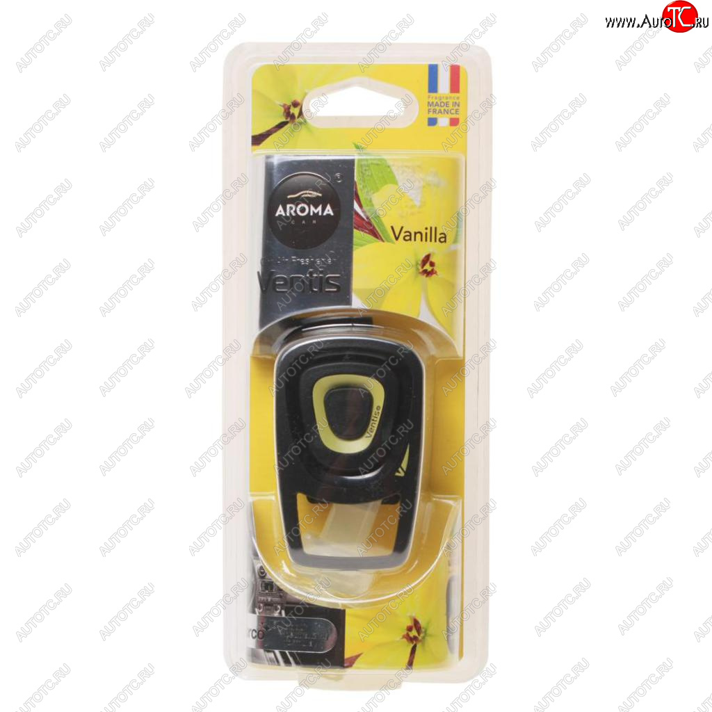 499 р. Ароматизатор на дефлектор жидкостной (ваниль) 8мл Ventis AROMA CAR AROMA CAR 92917 AROMA CAR 92917  с доставкой в г. Майкоп