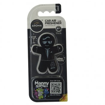 297 р. Ароматизатор на дефлектор полимерный (black) 8г Manny AROMA CAR AROMA CAR 92993  с доставкой в г. Майкоп. Увеличить фотографию 1