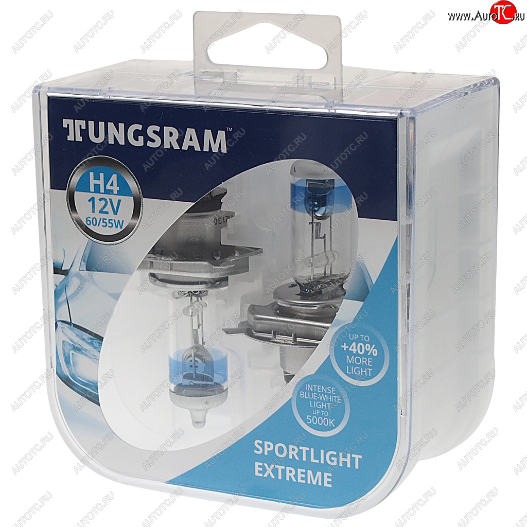1 489 р. Лампа 12V H4 6055W P43t +40% 5000K бокс (2шт.) TUNGSRAM TUNGSRAM 93093787  с доставкой в г. Майкоп