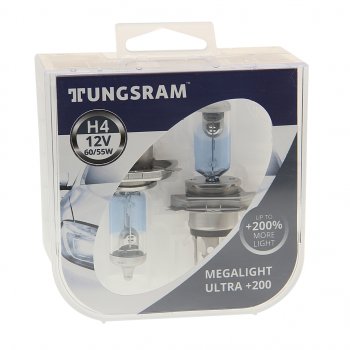 1 959 р. Лампа 12V H4 6055W P43t +200% бокс (2шт.) TUNGSRAM TUNGSRAM 93120535  с доставкой в г. Майкоп. Увеличить фотографию 1
