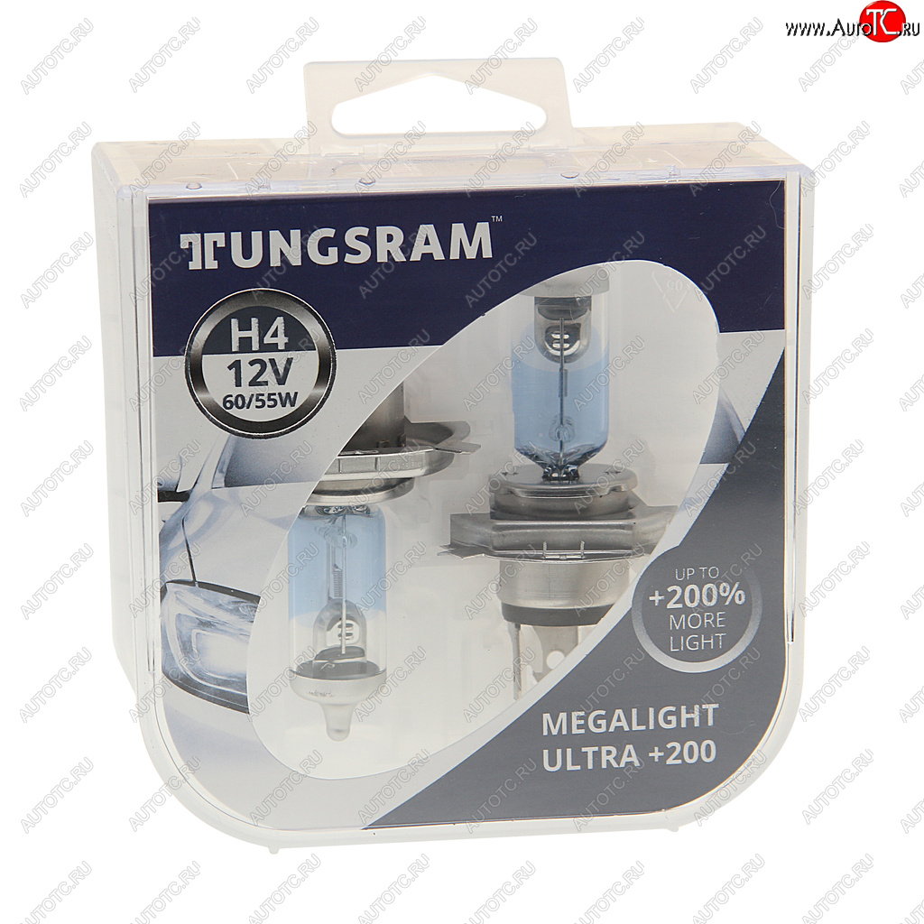 1 959 р. Лампа 12V H4 6055W P43t +200% бокс (2шт.) TUNGSRAM TUNGSRAM 93120535  с доставкой в г. Майкоп