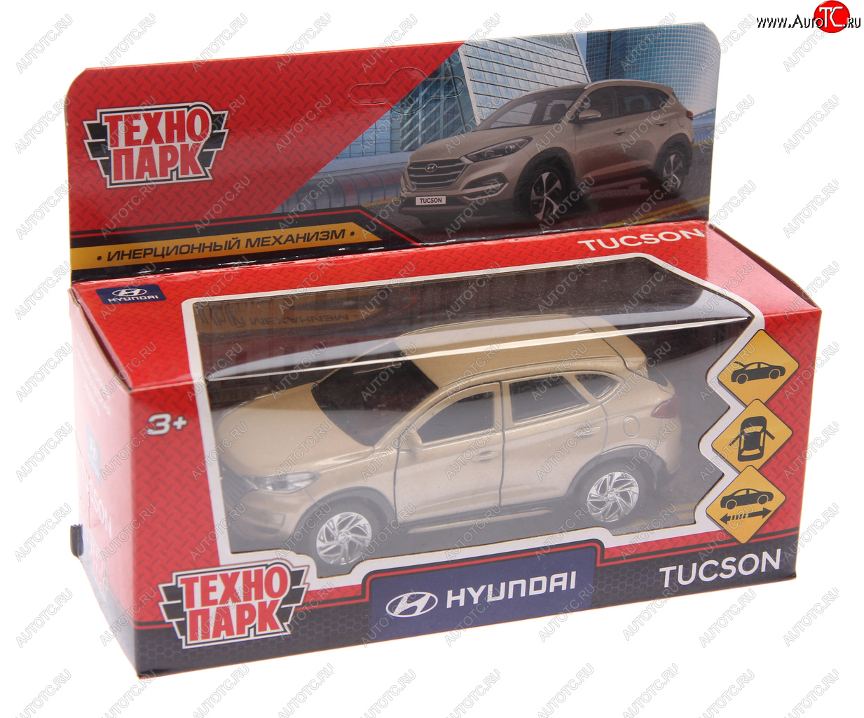 939 р. Модель автомобиля HYUNDAI Tucson металлическая ТЕХНОПАРК ТЕХНОПАРК 937421  с доставкой в г. Майкоп