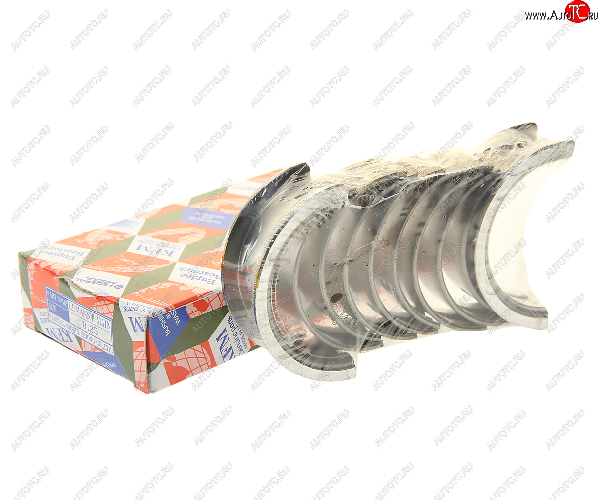 2 669 р. Вкладыши DAEWOO Nexia (95-) коренные d+0.25 комплект (10шт.) KFM KFM 93742706  с доставкой в г. Майкоп