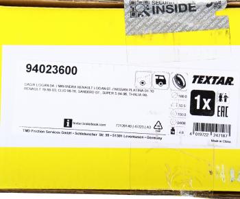 3 369 р. Барабан тормозной RENAULT Clio (98-) задний (1шт.) TEXTAR TEXTAR 94023600  с доставкой в г. Майкоп. Увеличить фотографию 5