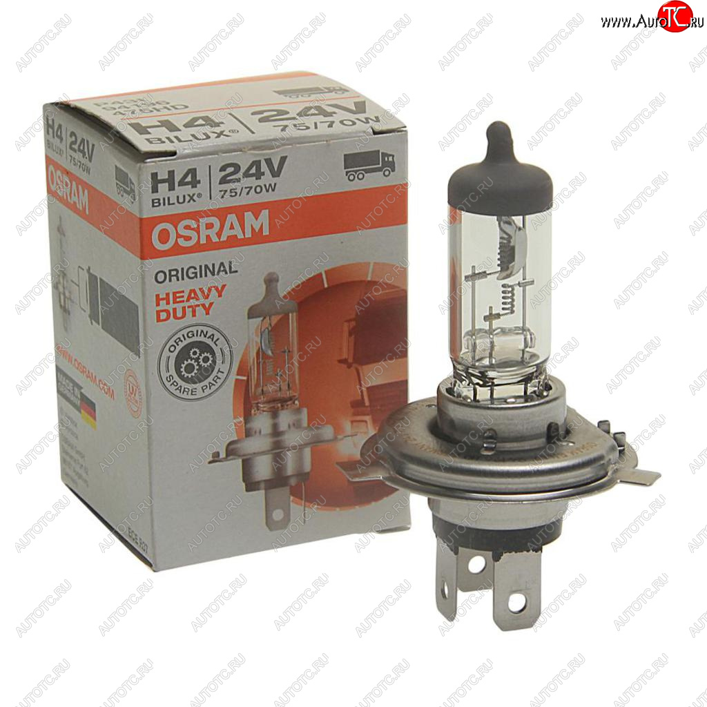 699 р. Лампа 24V H4 7570W P43t-38 Heavy Duty OSRAM OSRAM 94196  с доставкой в г. Майкоп
