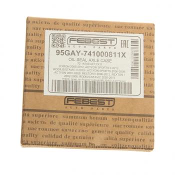 1 399 р. Сальник привода SSANGYONG Actyon (06-),Kyron (05-),Actyon Sport (12-),Rexton (06-) FEBEST FEBEST 95gay-741000811x  с доставкой в г. Майкоп. Увеличить фотографию 3