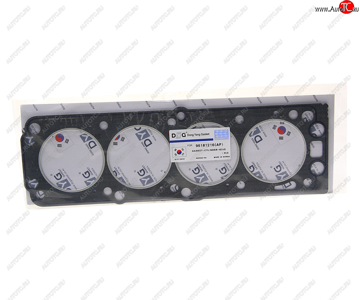 519 р. Прокладка головки блока CHEVROLET Lanos (1.5) (8V) (AF) DYG DYG 96181216  с доставкой в г. Майкоп