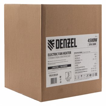 6 949 р. Пушка тепловая 3.0кВт 400куб.мч электрическая DENZEL DENZEL 96438  с доставкой в г. Майкоп. Увеличить фотографию 13