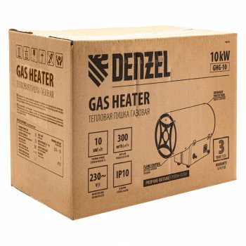 7 599 р. Пушка тепловая 10кВт 300куб.мч газовая DENZEL DENZEL 96476  с доставкой в г. Майкоп. Увеличить фотографию 21