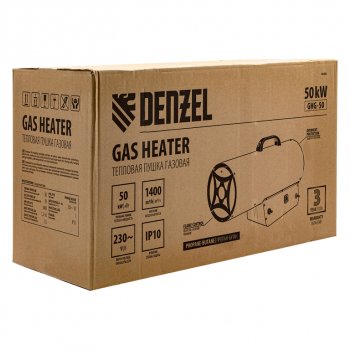 14 849 р. Пушка тепловая 50кВт 1400куб.мч газовая DENZEL DENZEL 96480  с доставкой в г. Майкоп. Увеличить фотографию 18