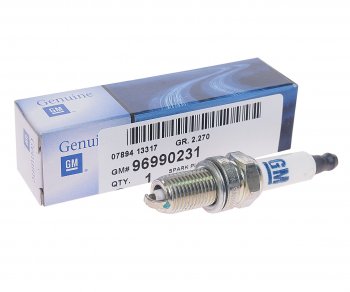479 р. Свеча зажигания CEVROLET Cobalt (13-) (1.5) (16V) OE GENERAL MOTORS 96990231  с доставкой в г. Майкоп. Увеличить фотографию 1