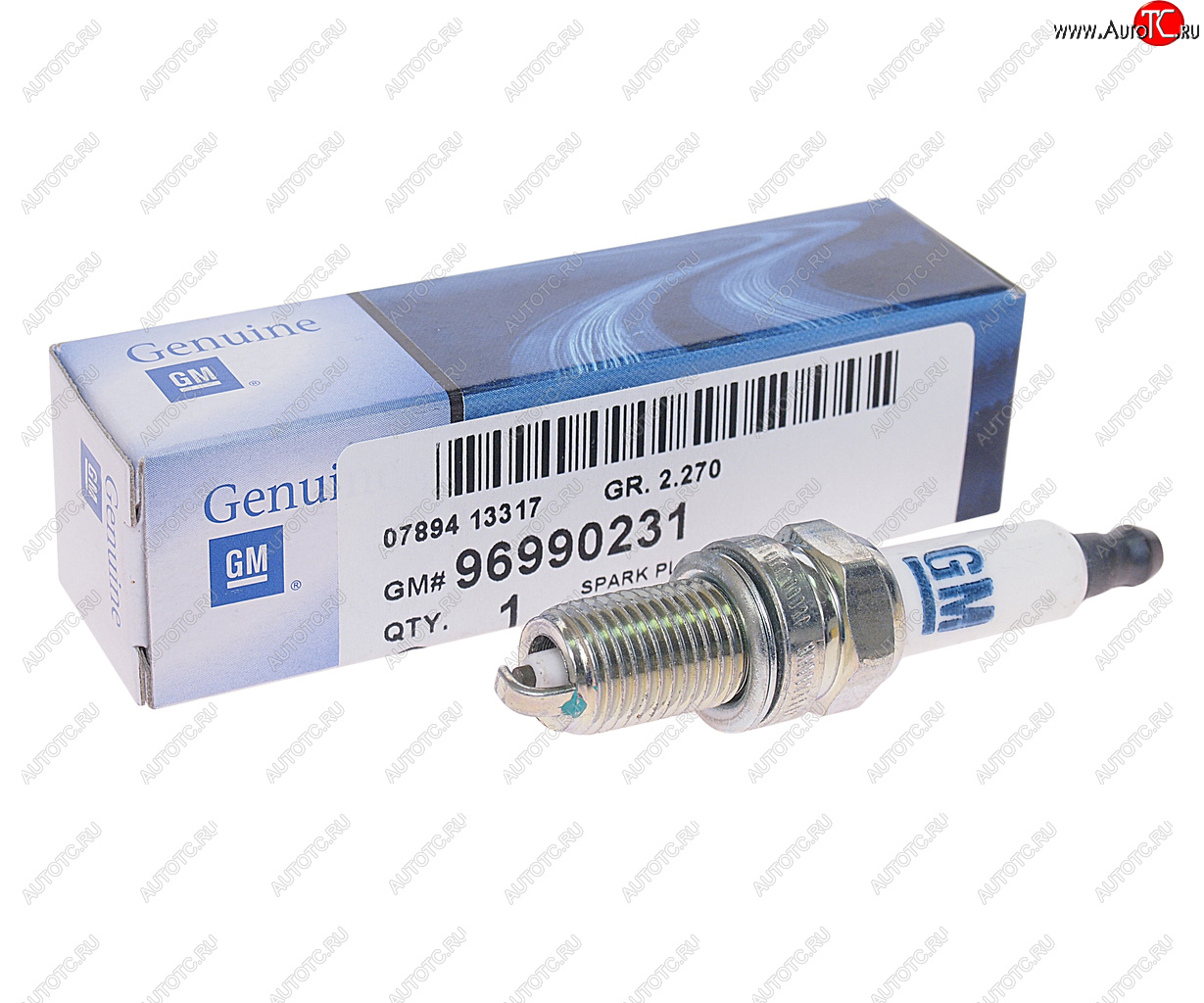 479 р. Свеча зажигания CEVROLET Cobalt (13-) (1.5) (16V) OE GENERAL MOTORS 96990231  с доставкой в г. Майкоп