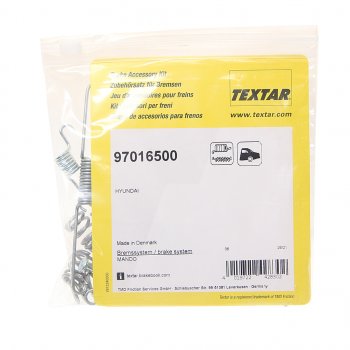 849 р. Ремкомплект HYUNDAI Accent колодок тормозных задних барабанных TEXTAR TEXTAR 97016500  с доставкой в г. Майкоп. Увеличить фотографию 2