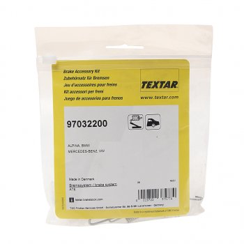 1 279 р. Ремкомплект BMW 5 (E60),X3 (E83),X5 (E53) VW Touareg колодок тормозных задних TEXTAR TEXTAR 97032200 TEXTAR 97032200  с доставкой в г. Майкоп. Увеличить фотографию 2