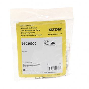 759 р. Ремкомплект HONDA Accord (03-08) колодок тормозных задних TEXTAR TEXTAR 97036000 TEXTAR 97036000  с доставкой в г. Майкоп. Увеличить фотографию 2