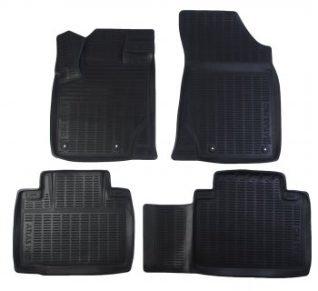 2 169 р. Коврик салона GEELY Atlas Pro (21-) полиуретан черный (4 предм.) SEINTEX SEINTEX 97232  с доставкой в г. Майкоп. Увеличить фотографию 1