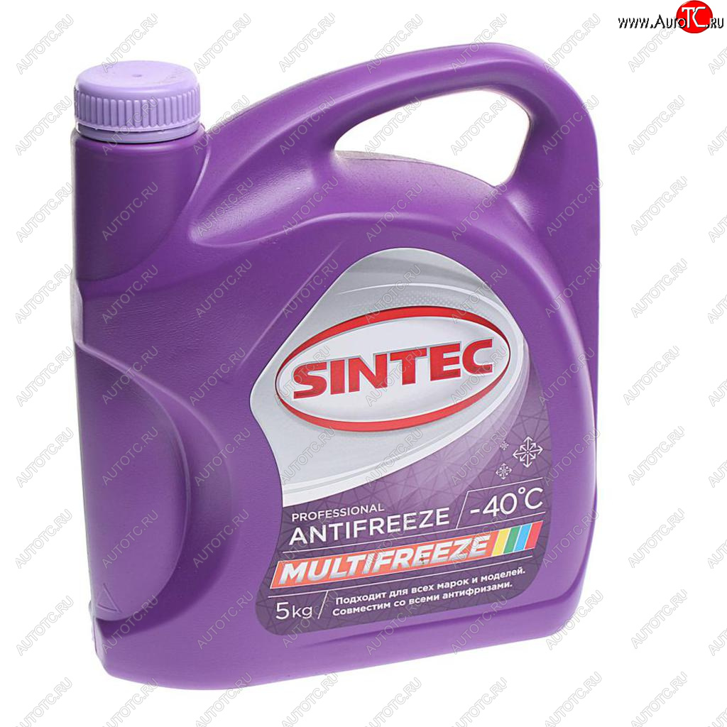 1 269 р. Антифриз фиолетовый -40C 5кг универсальный Multifreeze SINTEC SINTEC 990562  с доставкой в г. Майкоп