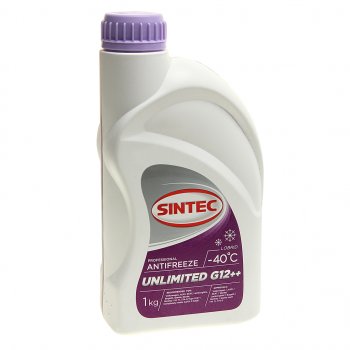 359 р. Антифриз фиолетовый -40C 1кг G12++ Unlimited SINTEC SINTEC 990565  с доставкой в г. Майкоп. Увеличить фотографию 1