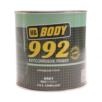 989 р. Грунт серый 1кг 992 BODY BODY 9920700001  с доставкой в г. Майкоп. Увеличить фотографию 1