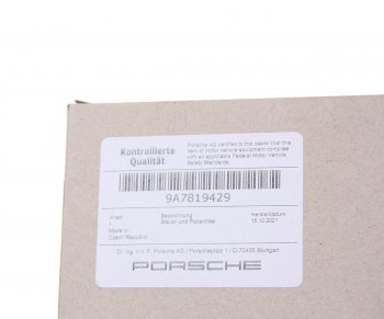 1 789 р. Фильтр воздушный салона PORSCHE Cayenne,Panamera (07-) OE VAG 9a7819429  с доставкой в г. Майкоп. Увеличить фотографию 3