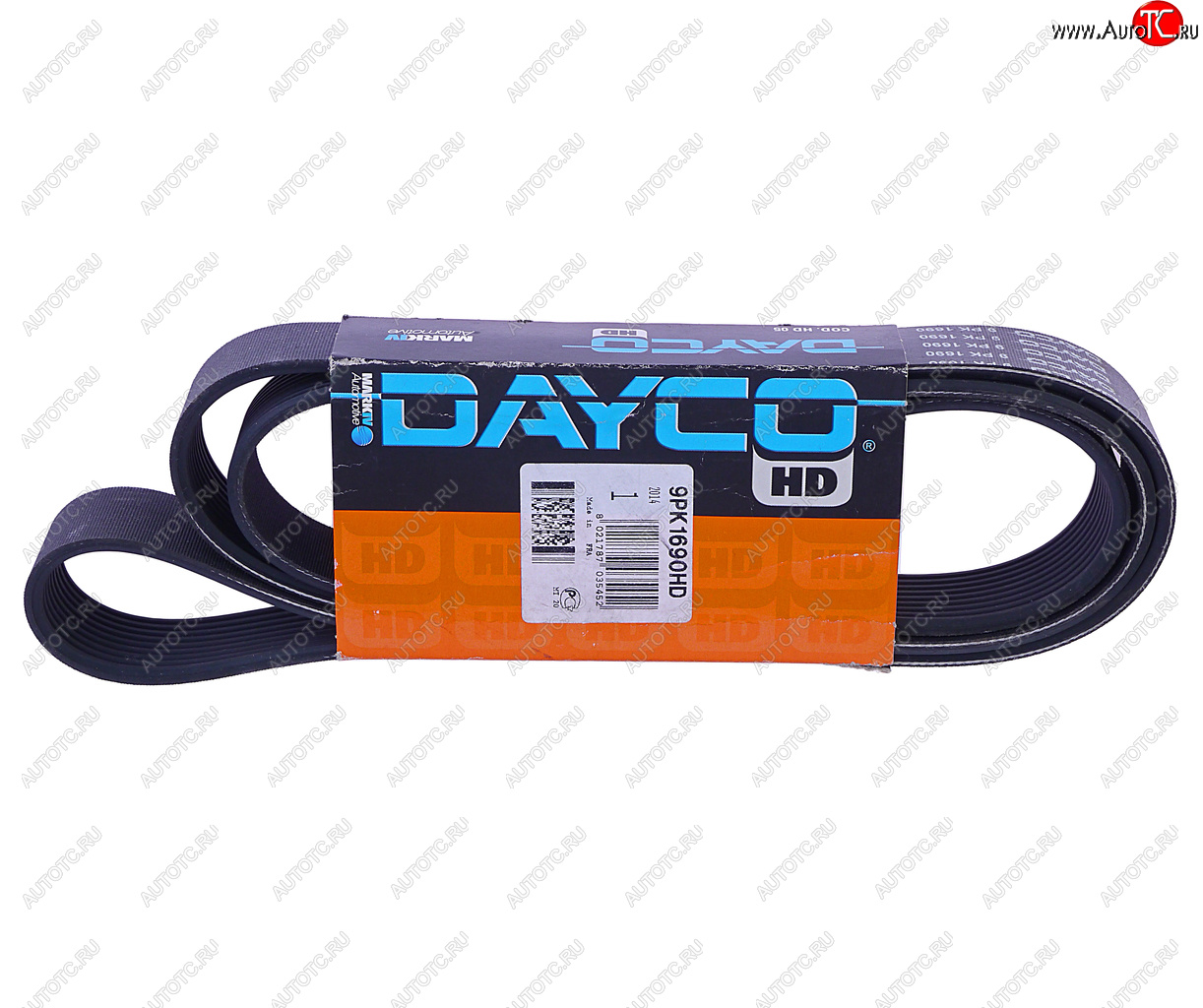 2 569 р. Ремень приводной поликлиновой 9PK1690 DAYCO DAYCO 9pk1690hd  с доставкой в г. Майкоп