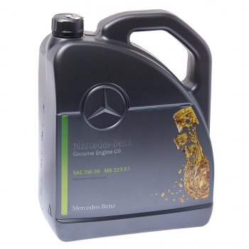 8 949 р. Масло моторное MERCEDES 5W30 синт.5л (спецификация 229.51) (ЗАМЕНА НА A000989320913ABDW) OE MERCEDES a000989220713fbdr  с доставкой в г. Майкоп. Увеличить фотографию 1