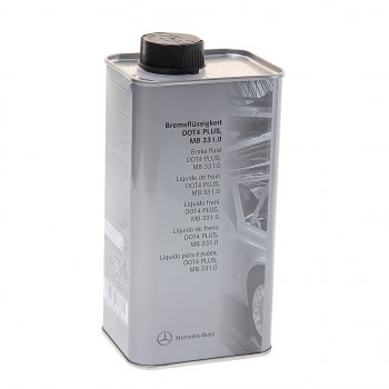 2 699 р. Жидкость тормозная DOT-4 1л Plus MERCEDES A0009895605118611 OE MERCEDES a000989560511  с доставкой в г. Майкоп. Увеличить фотографию 1