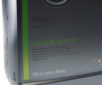 3 889 р. Масло моторное MERCEDES 5W30 (спецификация 229.51) синт.5л OE MERCEDES a000989690613abde  с доставкой в г. Майкоп. Увеличить фотографию 3