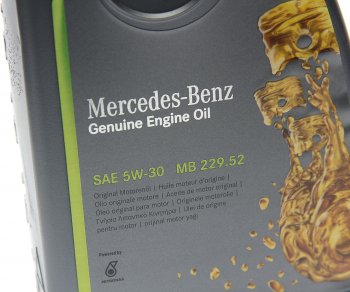 3 199 р. Масло моторное MERCEDES 5W30 синт.1л (спецификация 229.52) OE MERCEDES a000989700611abde  с доставкой в г. Майкоп. Увеличить фотографию 2