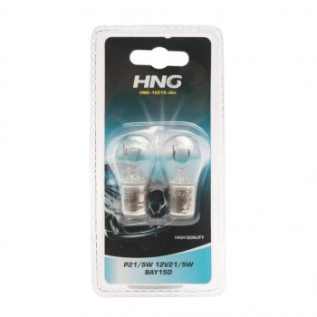 60 р. Лампа 12V P215W BAY15d блистер (2шт.) Long Life HNG HNG а12-21-5-2бл  с доставкой в г. Майкоп. Увеличить фотографию 1
