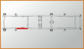 3 399 р. Усилитель ГАЗ-3302 №2 рамы под кабину левый L=1200мм толщина 4мм АЗГ АЗГ а-275-3302.01  с доставкой в г. Майкоп. Увеличить фотографию 6