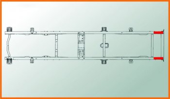 2 459 р. Удлинитель ГАЗ-3302 рамы задний сверленый (для поперечены №6) L=800мм АЗГ АЗГ а-280-3302.01  с доставкой в г. Майкоп. Увеличить фотографию 6