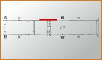 2 199 р. Усилитель ГАЗ-33023 рамы центральный правый L=600мм АЗГ АЗГ а-295-3302.02  с доставкой в г. Майкоп. Увеличить фотографию 6