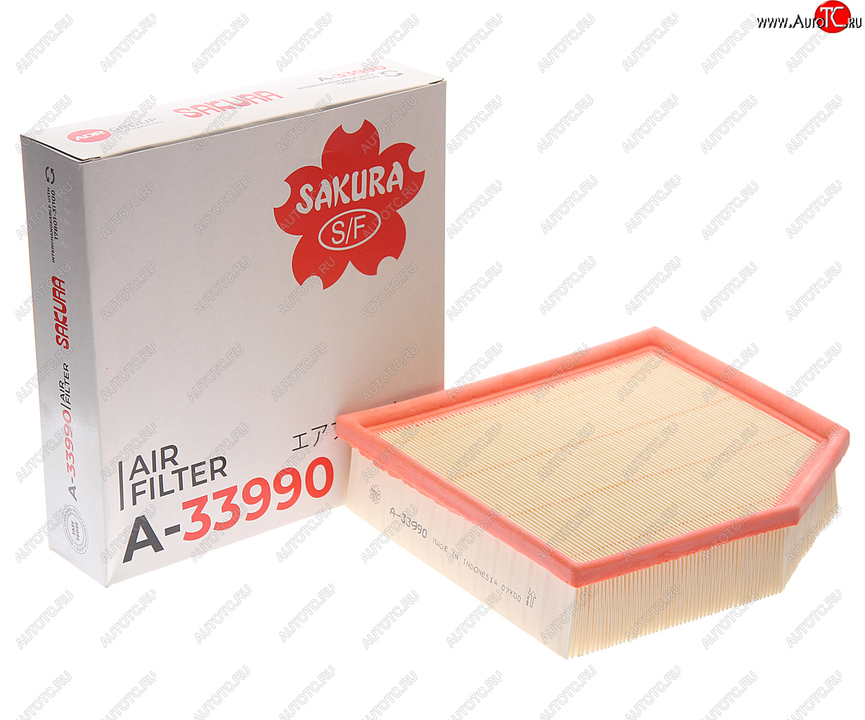 1 789 р. Фильтр воздушный TOYOTA Rav 4 (13-) (2.2 D4-D) LEXUS IS (13-),GS250 (12-) SAKURA SAKURA a33990  с доставкой в г. Майкоп
