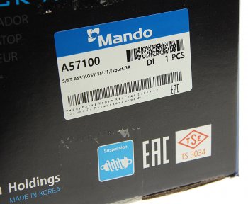 6 449 р. Амортизатор CHEVROLET Cobalt (13-) передний левый газовый MANDO MANDO a57100 MANDO a57100  с доставкой в г. Майкоп. Увеличить фотографию 6