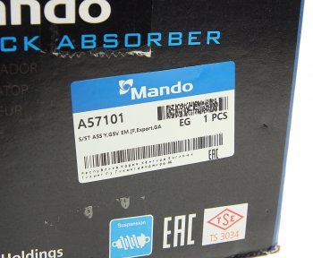 6 449 р. Амортизатор CHEVROLET Cobalt (13-) передний правый газовый MANDO MANDO a57101 MANDO a57101  с доставкой в г. Майкоп. Увеличить фотографию 6