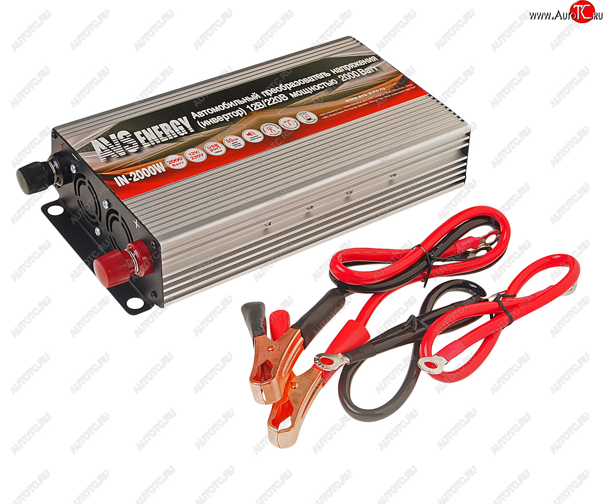 10 999 р. Преобразователь напряжения (инвертор) 12-220V 2000Вт AVS AVS a78003s  с доставкой в г. Майкоп