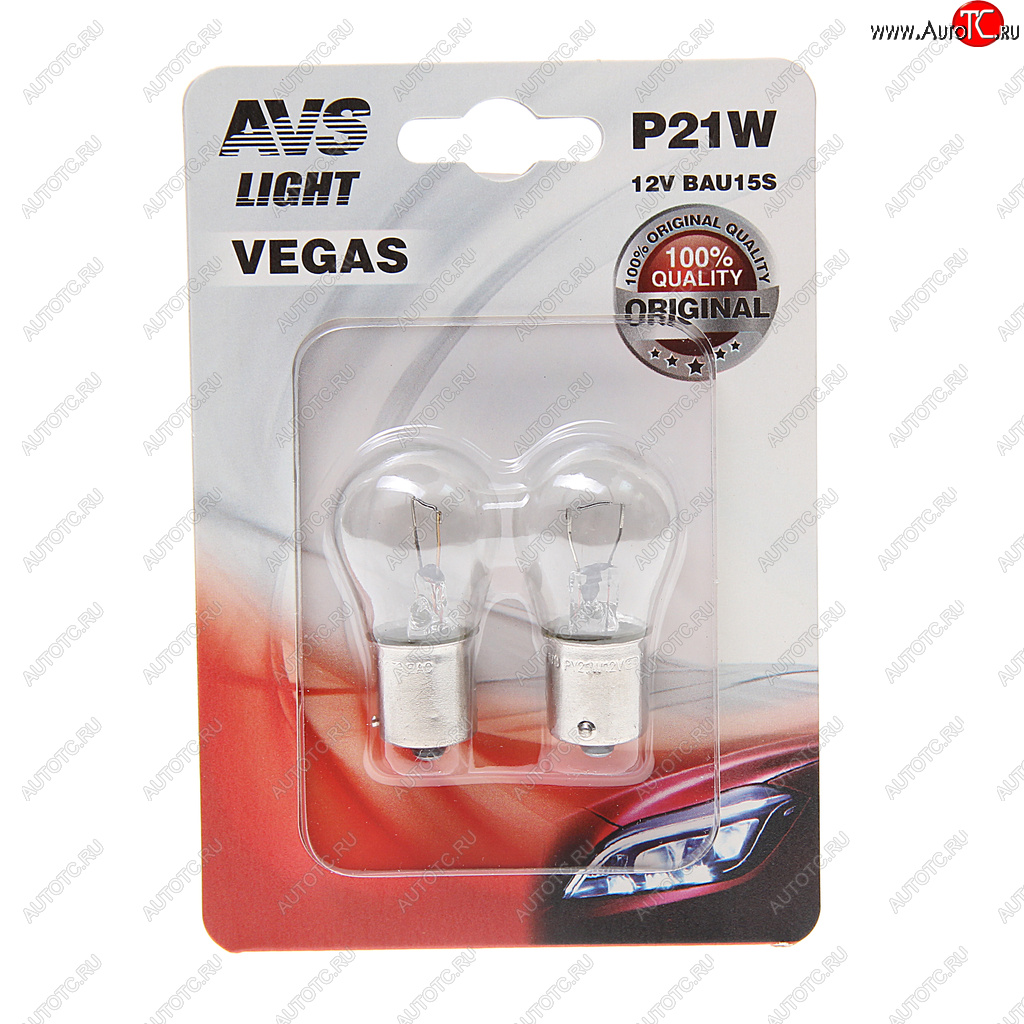 96 р. Лампа 12V P21W ВАU15S блистер (2шт.) AVS AVS a78472s  с доставкой в г. Майкоп