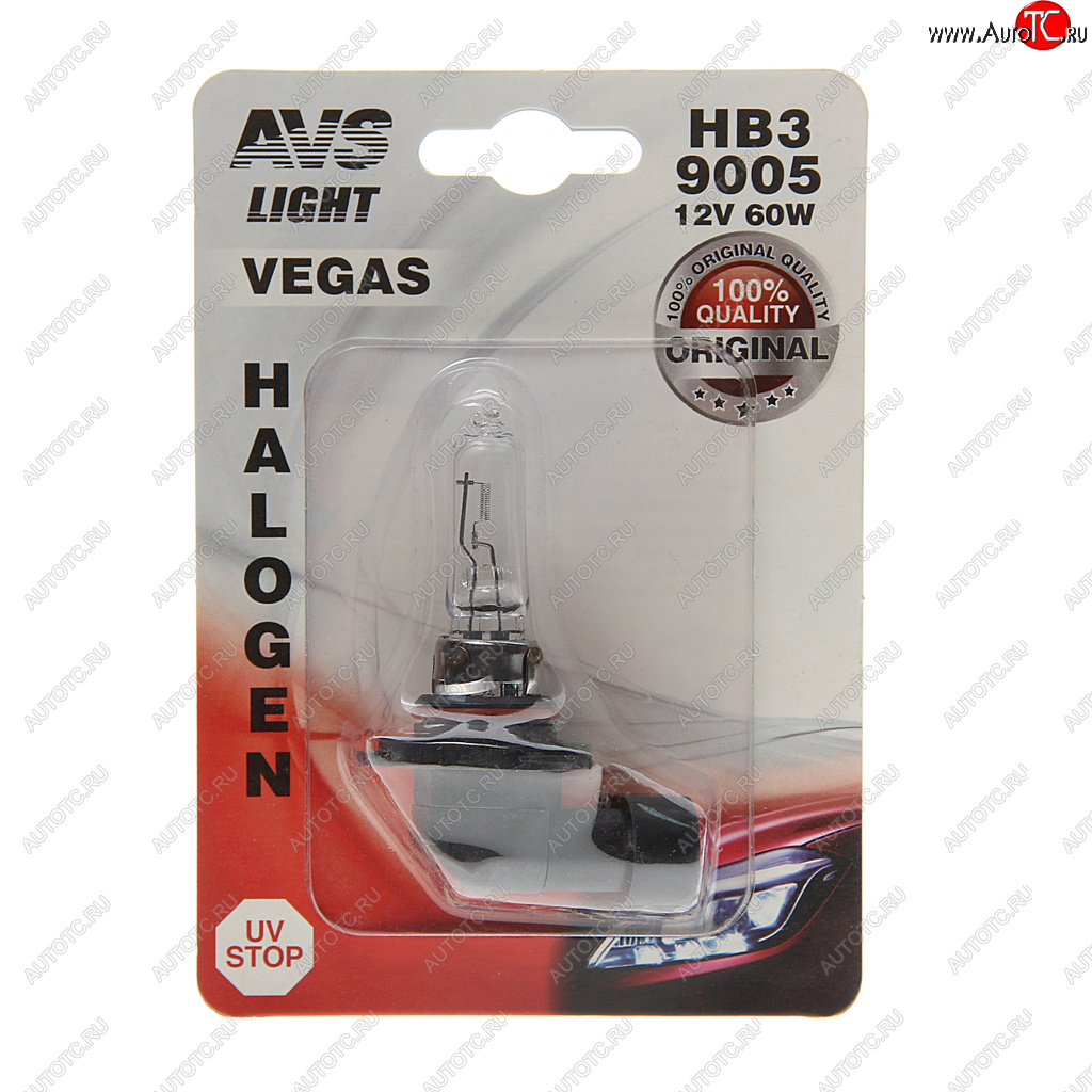 253 р. Лампа 12V HB3 P20d 60W блистер (1шт.) Vegas AVS AVS a78485s  с доставкой в г. Майкоп