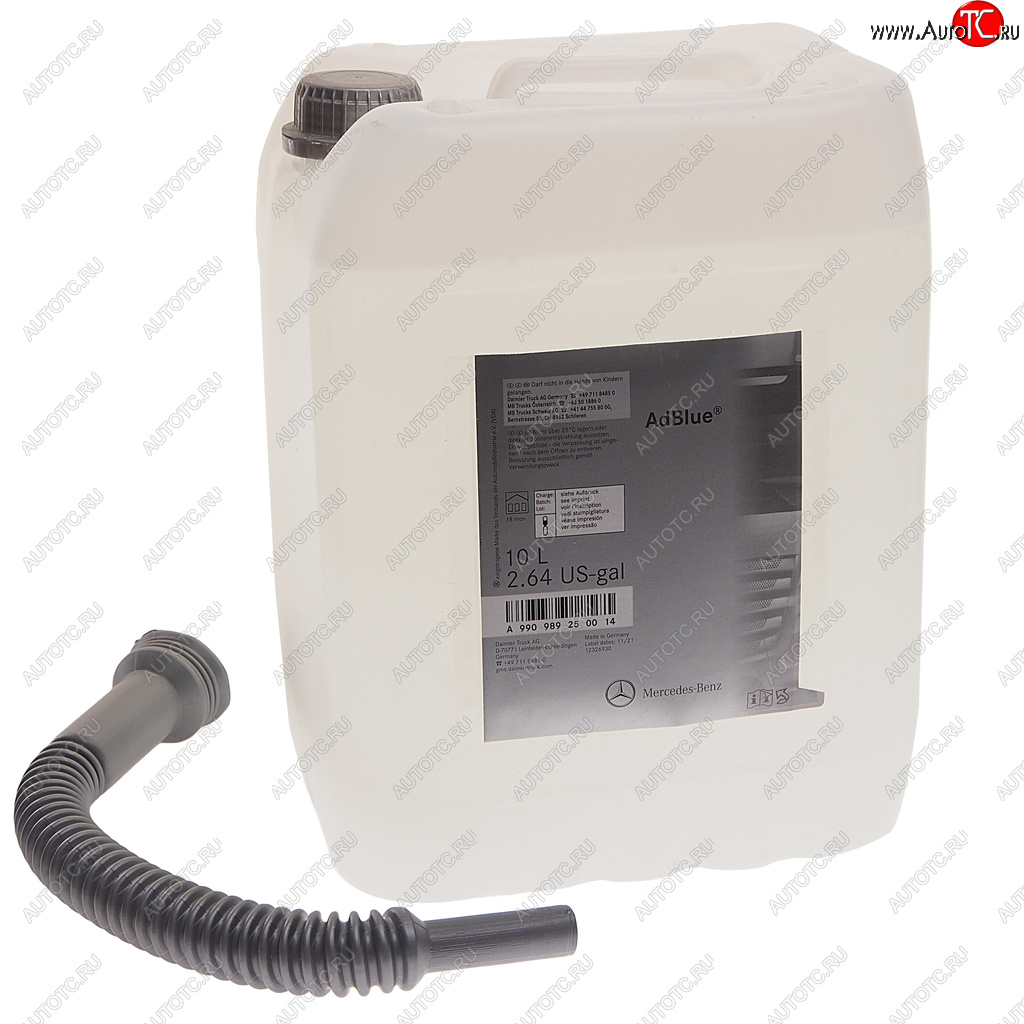 4 999 р. Жидкость адсорбирующая AdBlue 10л MERCEDES MERCEDES a990989250014 MERCEDES a990989250014  с доставкой в г. Майкоп