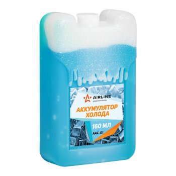 160 р. Аккумулятор холода 160г водно-солевой (жесткий) AIRLINE AIRLINE aac-01  с доставкой в г. Майкоп. Увеличить фотографию 3