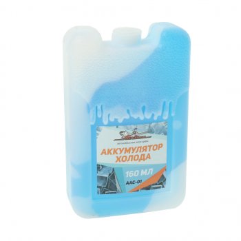 160 р. Аккумулятор холода 160г водно-солевой (жесткий) AIRLINE AIRLINE aac-01  с доставкой в г. Майкоп. Увеличить фотографию 1