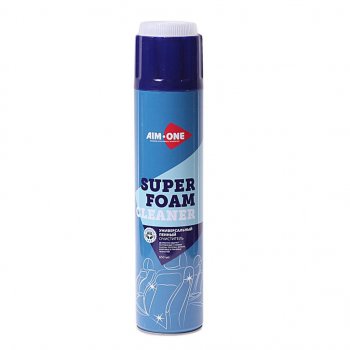 339 р. Очиститель салона универсальный пенный 650мл аэрозоль Super Foam Cleaner AIM-ONE AIM-ONE ac-2100  с доставкой в г. Майкоп. Увеличить фотографию 1