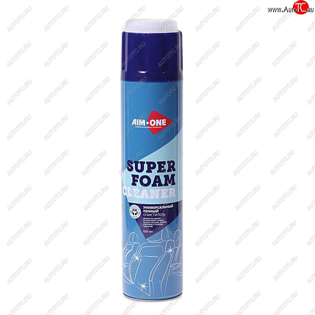 339 р. Очиститель салона универсальный пенный 650мл аэрозоль Super Foam Cleaner AIM-ONE AIM-ONE ac-2100  с доставкой в г. Майкоп