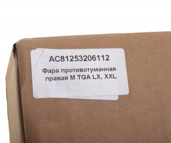 3 689 р. Фара противотуманная MAN TGA с указателем поворота правая ALFA CAR ALFA CAR ac81253206112  с доставкой в г. Майкоп. Увеличить фотографию 3