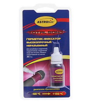 192 р. Фиксатор резьбы сверхсильной фиксации (-60С+150С) 6мл ASTROHIM ASTROHIM ac-9011  с доставкой в г. Майкоп. Увеличить фотографию 1