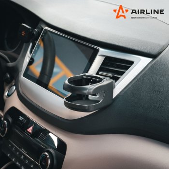 629 р. Держатель напитков универсальный черный AIRLINE AIRLINE ach-d-002  с доставкой в г. Майкоп. Увеличить фотографию 7